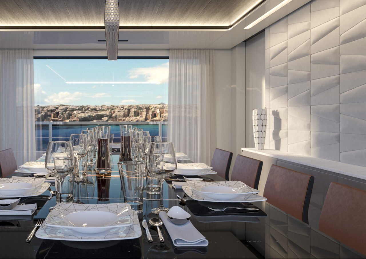 Yacht Interior Rendering