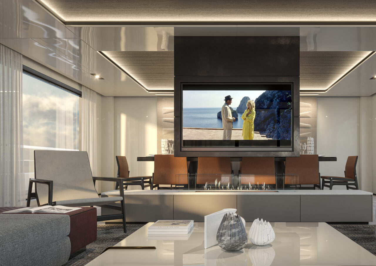 Yacht Interior Rendering